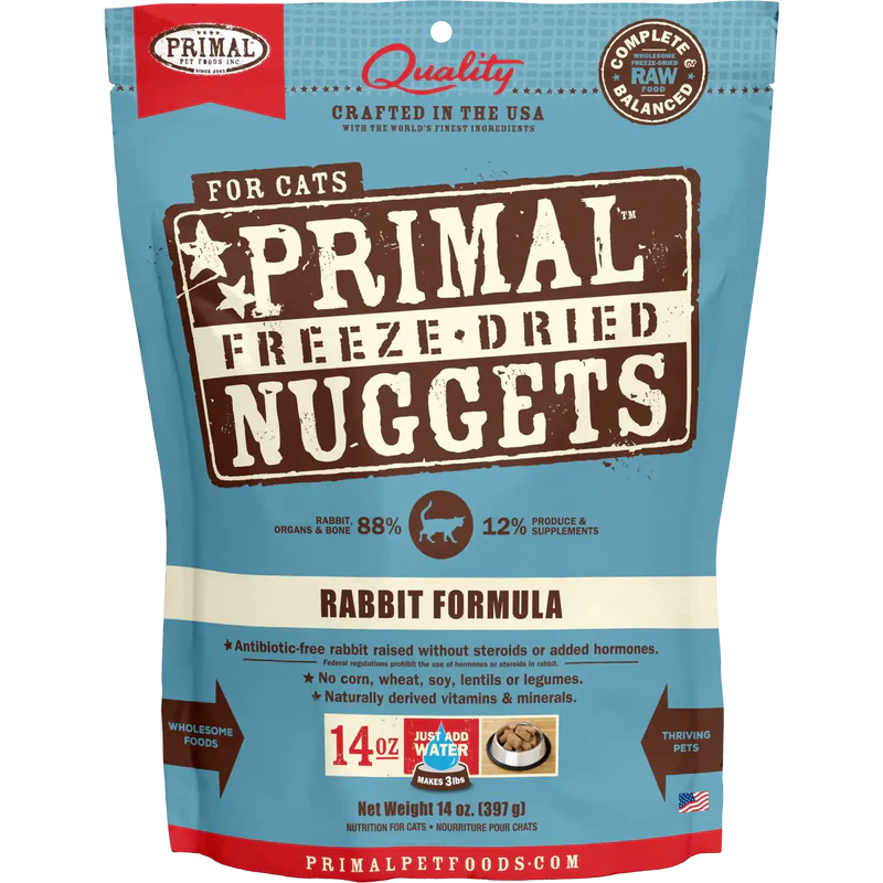 	Primal - Nuggets - Freeze Dried Nuggets - Rabbit Formula (Cat Food)