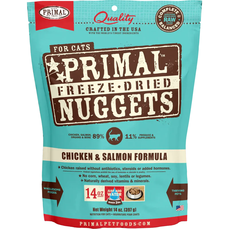 	Primal - Nuggets - Freeze Dried Nuggets - Chicken & Salmon Formula (Cat Food)