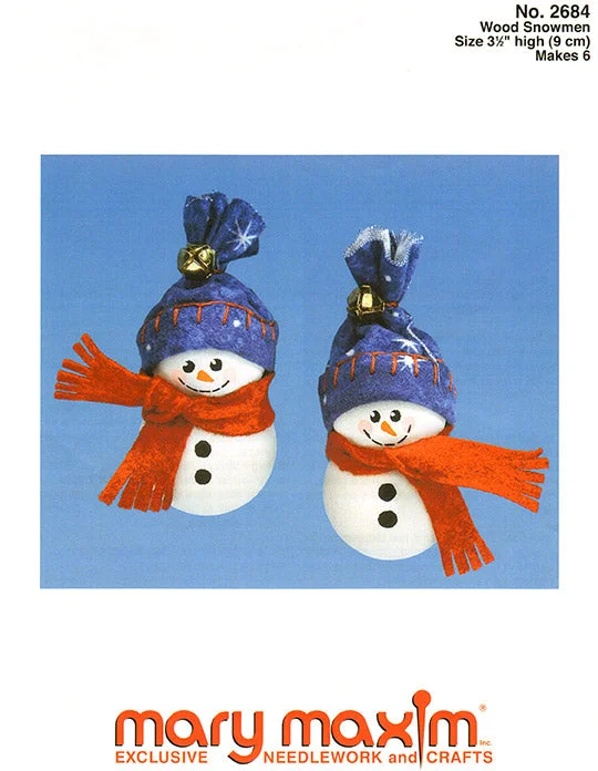  -Non-contact cat thermometerWood Snowmen Pattern