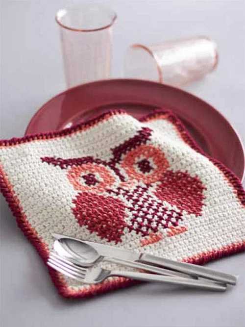 - Elderly dog ​​joint care mattressFree Owl Cross Stitch Dishcloth Pattern