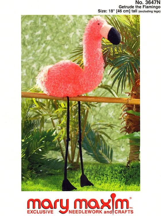 - Remote interactive pet feederGetrude the Flamingo Pattern