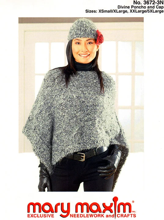 - Parrot climbing and standing wooden frameDivine Poncho and Cap Pattern