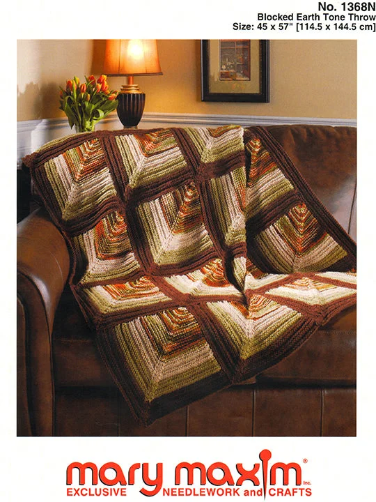 - Natural latex pet mattressBlocked Earth Tone Throw Pattern