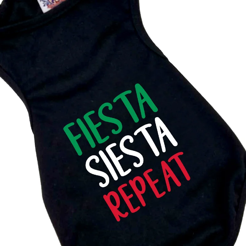 Pet anti-allergic clothesFiesta Siesta Repeat Dog Tee