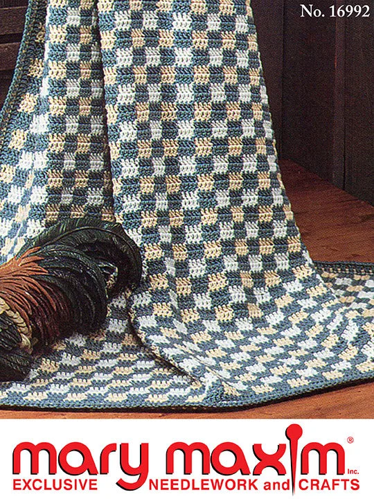 - Cat stress soothing sprayCountry Check Afghan Pattern