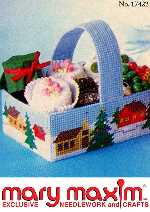 - Winter dog thick down jacketVillage Christmas Basket Pattern