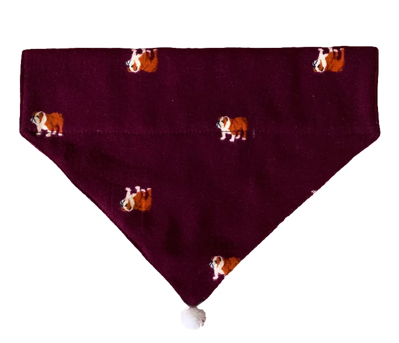 Winter warm clothes for catsDog Bandana: Crimson Bandana for Pets