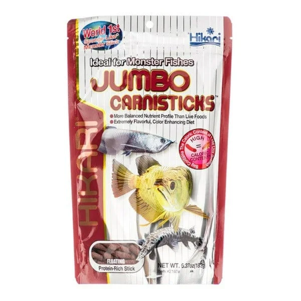 - Pet tear stain cleaning wipesHikari Tropical Jumbo Carnisticks