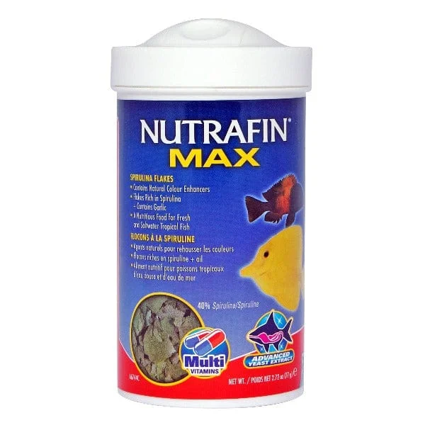 - Air box TSA certified check-inNutrafin Max Spirulina Flakes