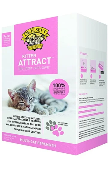 - Natural latex pet mattressDr. Elsey's Precious Cat Kitten Attract Scoopable Cat Litter