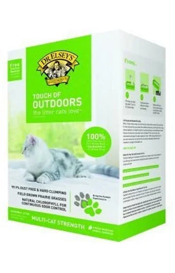 - Degradable pet feces bagDr. Elsey's Precious Cat Touch of Outdoors Clumping Clay Cat Litter