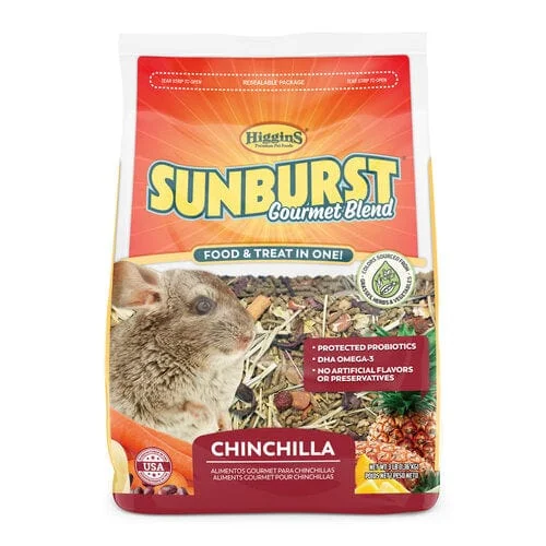 - Smart cat litter box with automatic cleaningSunburst Gourmet Blend Chinchilla Food