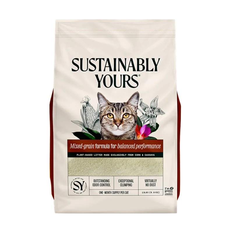 ---Sustainably Yours Mixed Grain Formula Cat Litter (formerly Multi-Cat Formula)