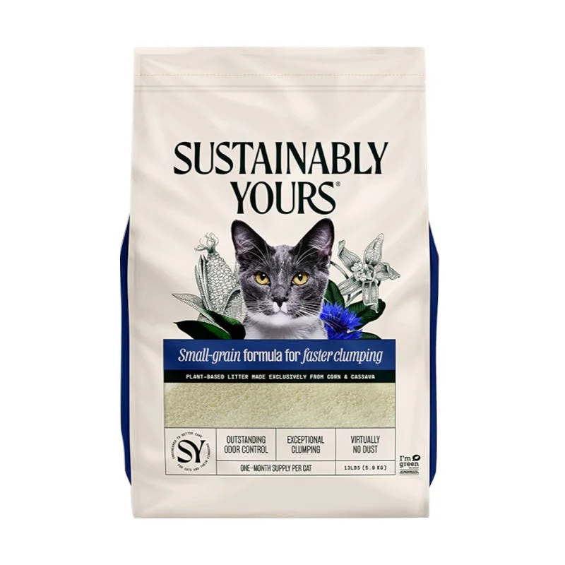 - Custom pet birthday cakeSustainably Yours Small Grain Formula Cat Litter (formerly Multi-Cat Plus)