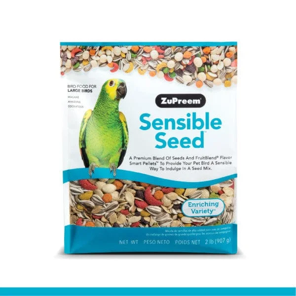 - Remote interactive pet feederZuPreem Sensible Seed Bird Food, Large